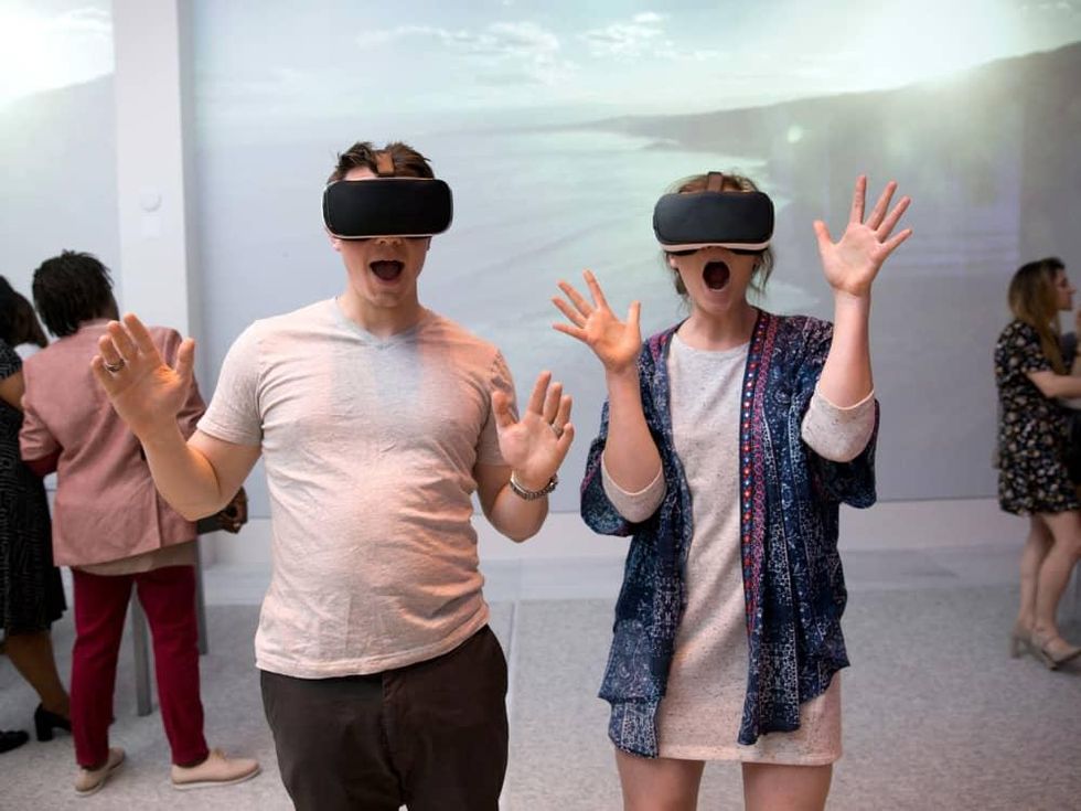 Houston, Australia Tourism event, Oct. 2016, Kylie and Andrew Mitchell