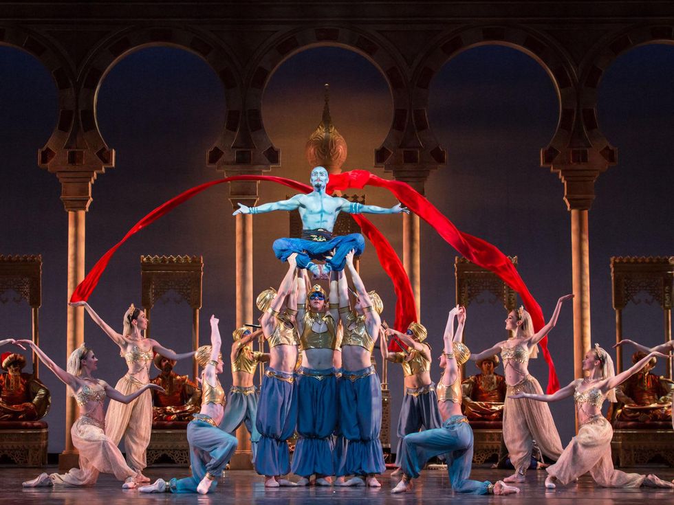 Houston Ballet Aladdin February 2014 William Newton and artists of the Houston Ballet choreographed by David Bintley