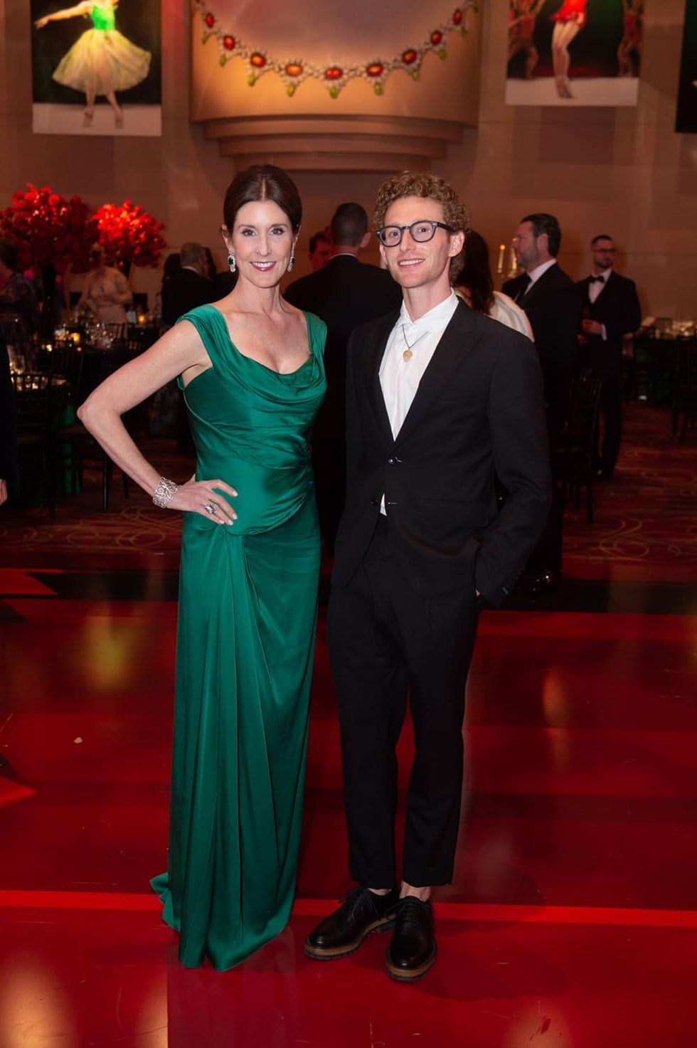 Houston Ballet Ball 2022 Phoebe Tudor, Skylar Campbell