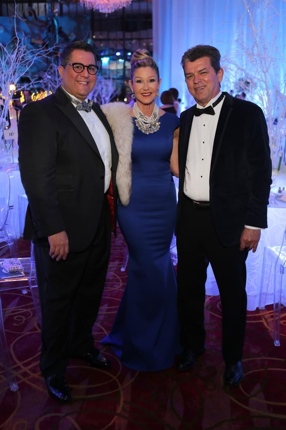 Houston Ballet Ball, Feb. 2016, Dr. Roland Maldonado, Patti Murphy, Don Murphy