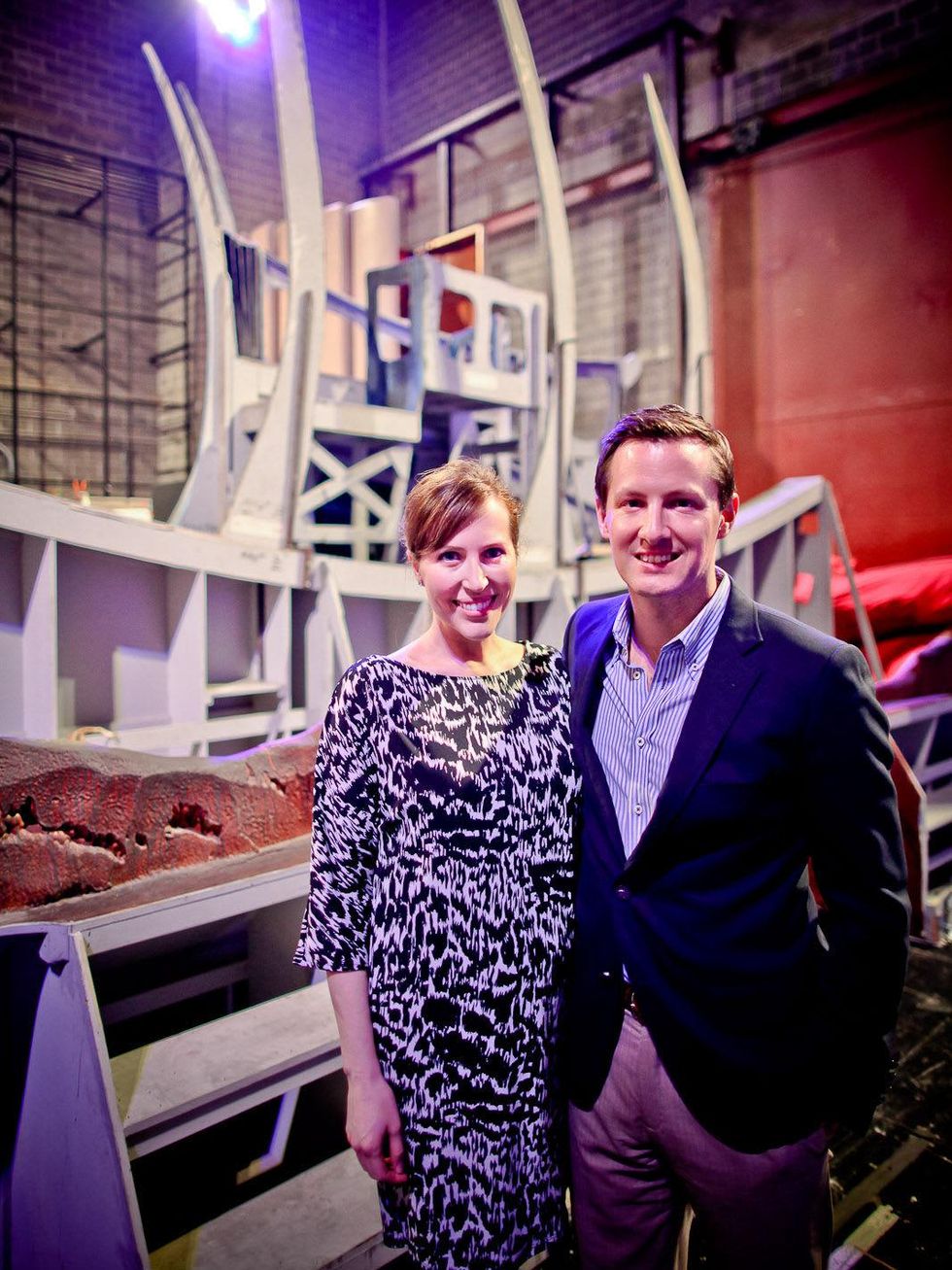 Houston Ballet Barre Champagne Toast June 2013 Mary Patton and Ben Patton