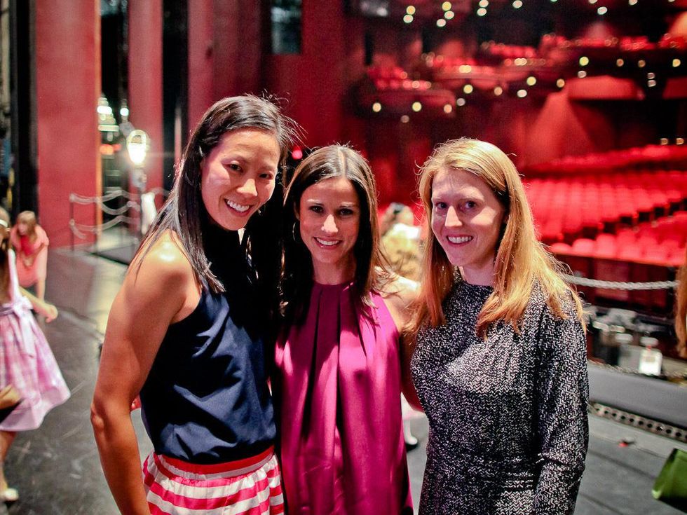 Houston Ballet Barre Champagne Toast June 2013 Ting Ting Bresnahan, Alyson Haas and Betsy Carvelli