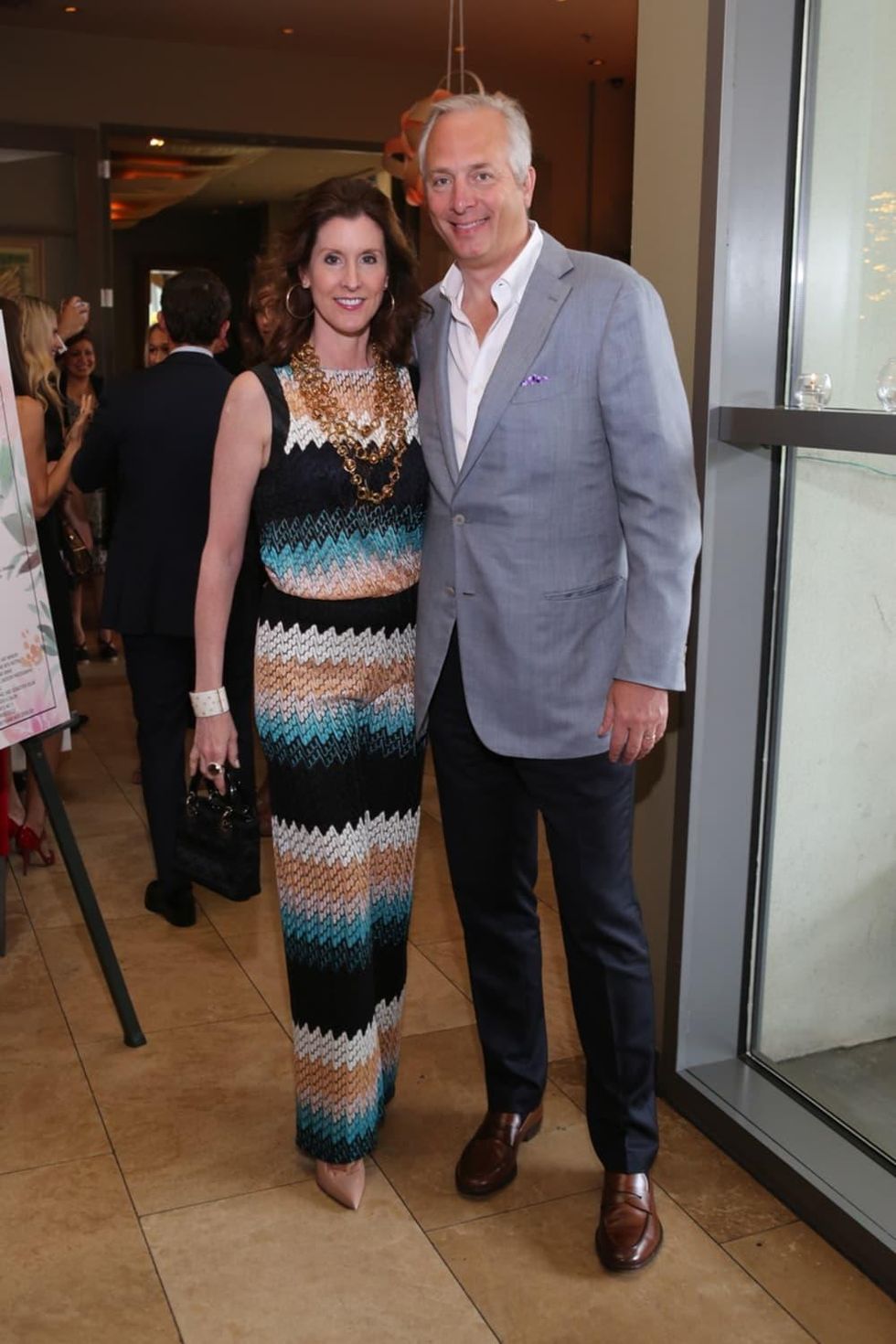 Houston Ballet Barre dinner, April 2016 Phoebe Tudor, Bobby Tudor