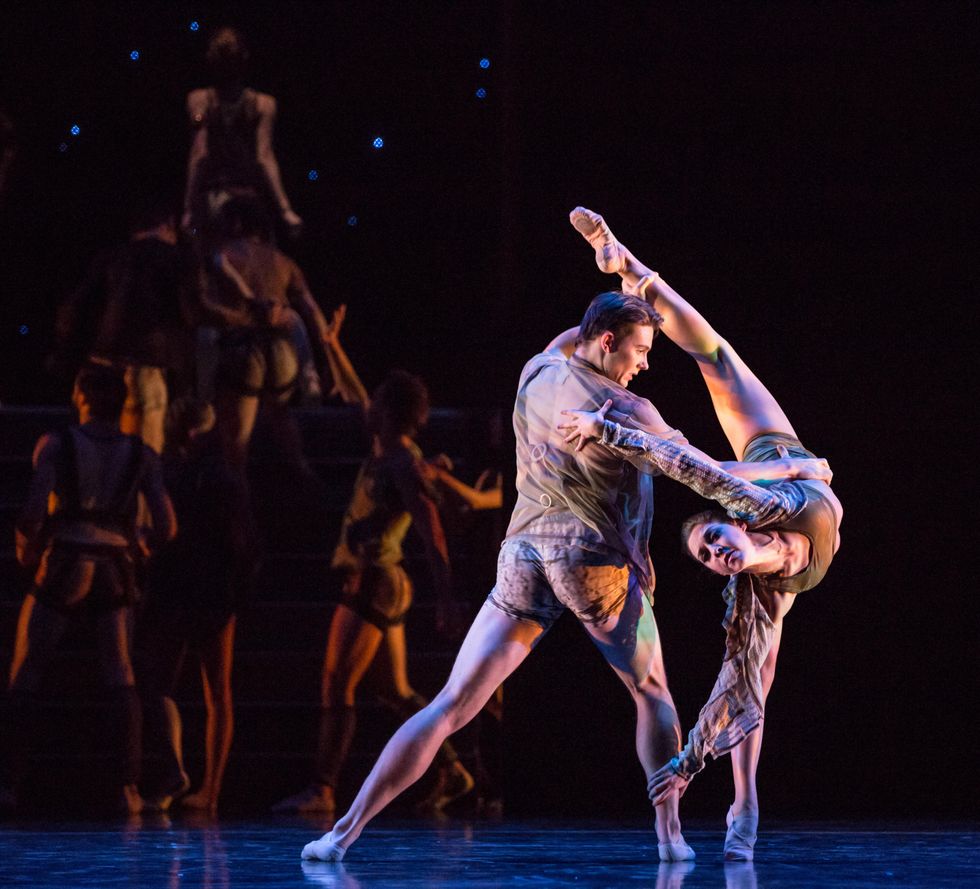 Houston Ballet Four Premieres September 2013 Return with William Newton and Katharine Precourt choreographed by Garrett Smith