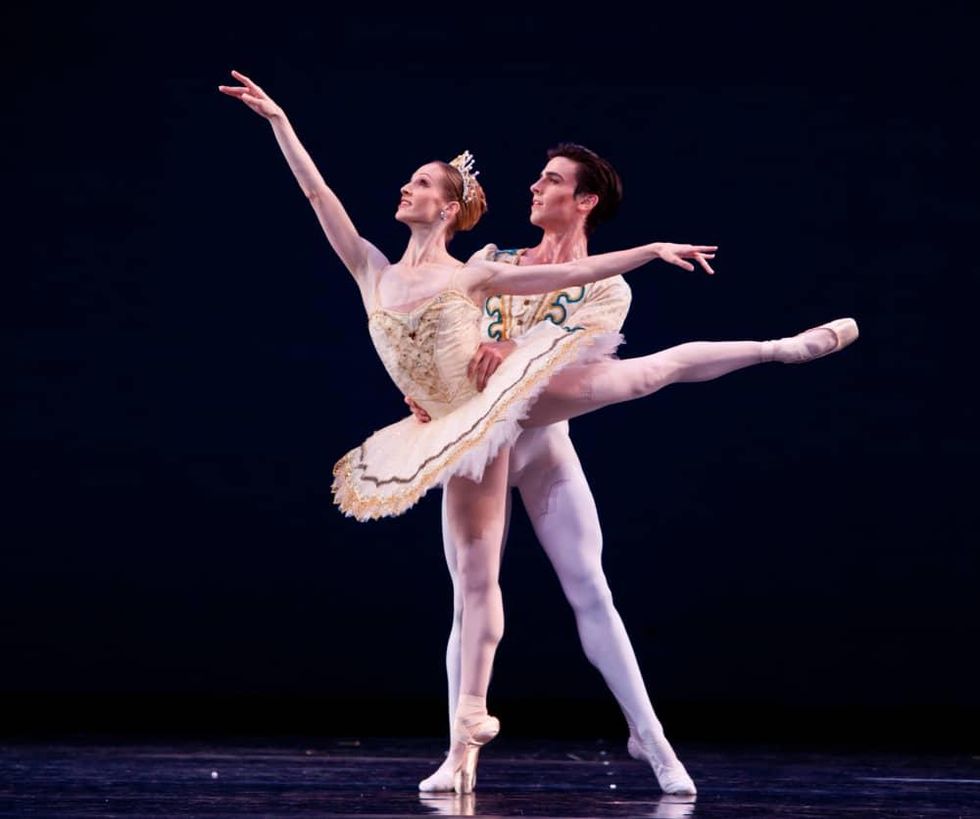 Houston Ballet George Ballanchine Theme and Variations, Sara Webb, Joseph Walsh