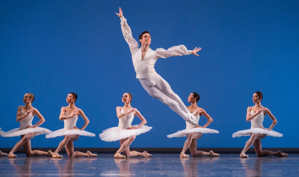 Houston Ballet Modern Masters March 2015 Connor Walsh and Artists of Houston Ballet in Etudes choreographed by Harald Lander