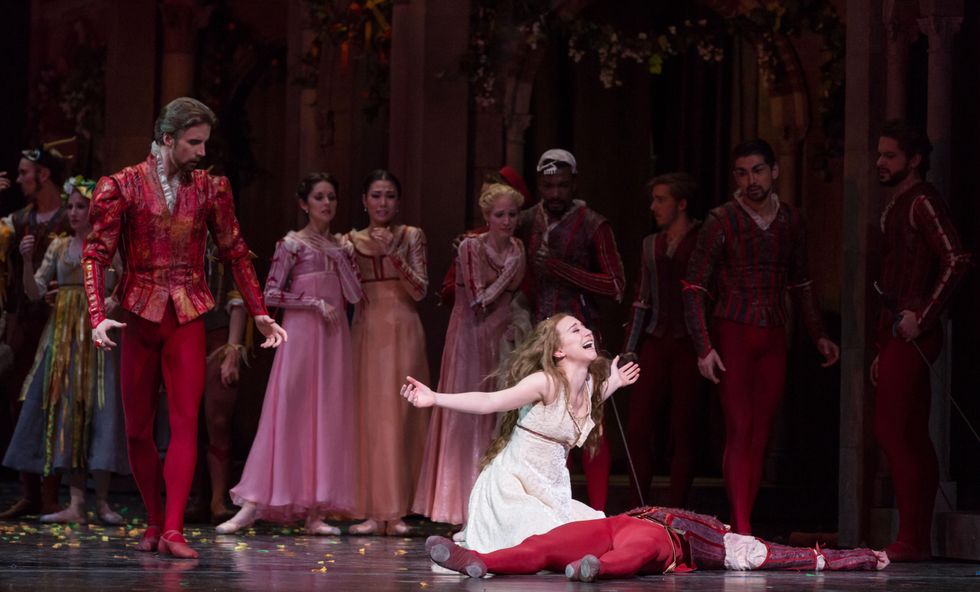 Houston Ballet Romeo and Juliet February 2015 Jessica Collado and Artists of Houston Ballet