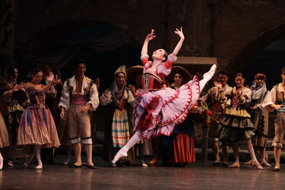 Houston Ballet Soo Youn Cho in costume in Don Quixote