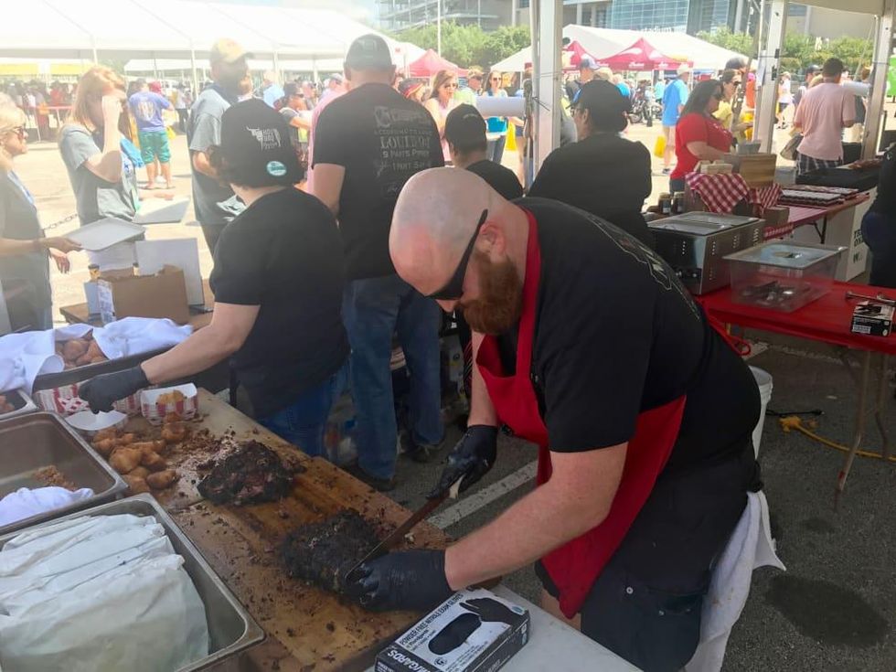 Houston Barbecue Festival Louie Mueller meat