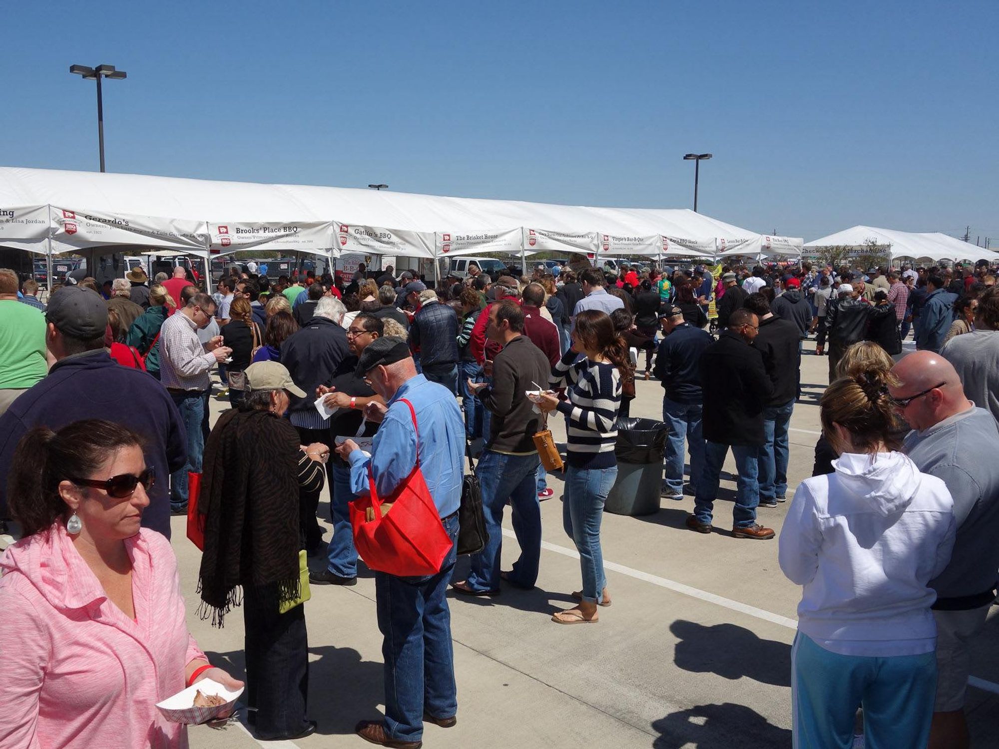 Houston Barbecue Festival, March 2013, , Crowd goes wild