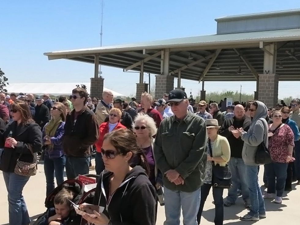 Houston Barbecue Festival people in line