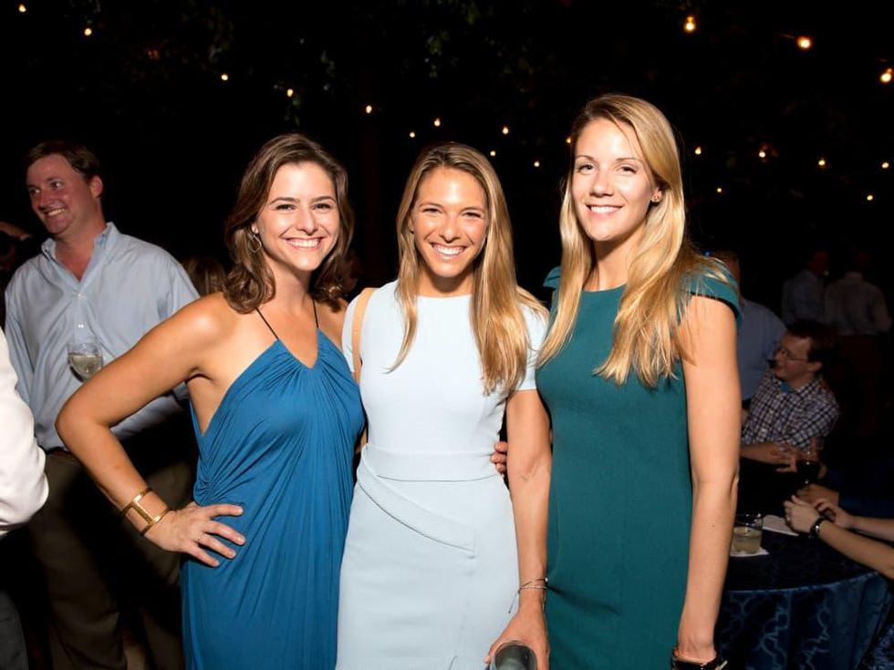 Houston, Bayou Preservation Association 50th anniversary gala, Oct. 2016, Brittany Cassin, Katie Arnoldy and Samantha Sebastian