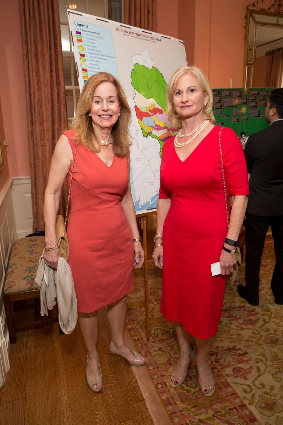 Houston, Bayou Preservation Association Anniversary Luncheon, May 2016, Angela Canghin, Barbara Byrd