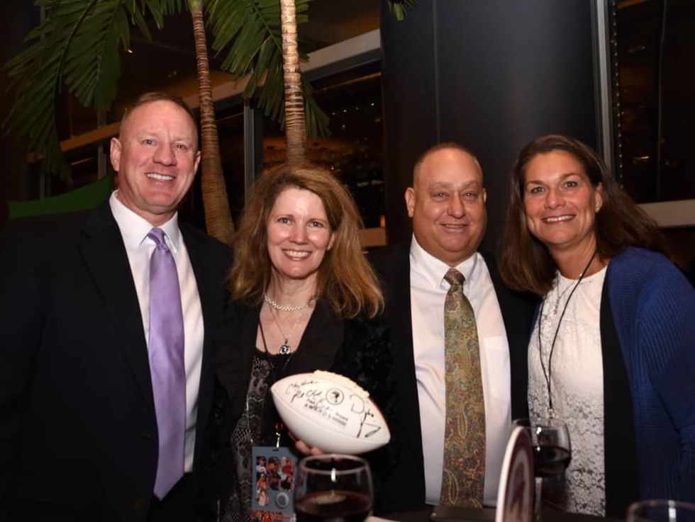 Houston, Bear Bryant Awards, January 2018, Dave Fenton, Michelle Hicks, Greg Thielemann, Sarah Longpre