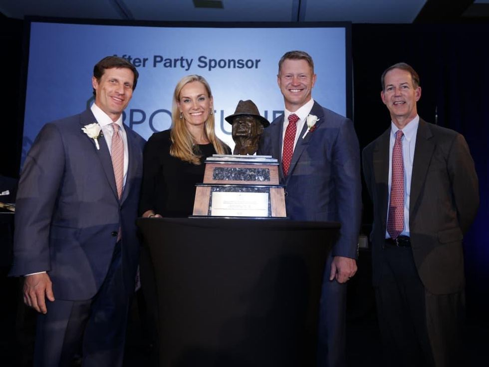 Houston, Bear Bryant Awards, January 2018, John Raymond, Leigh Anne Raymond, Coach Scott Frost, Mark Bryant Tyson