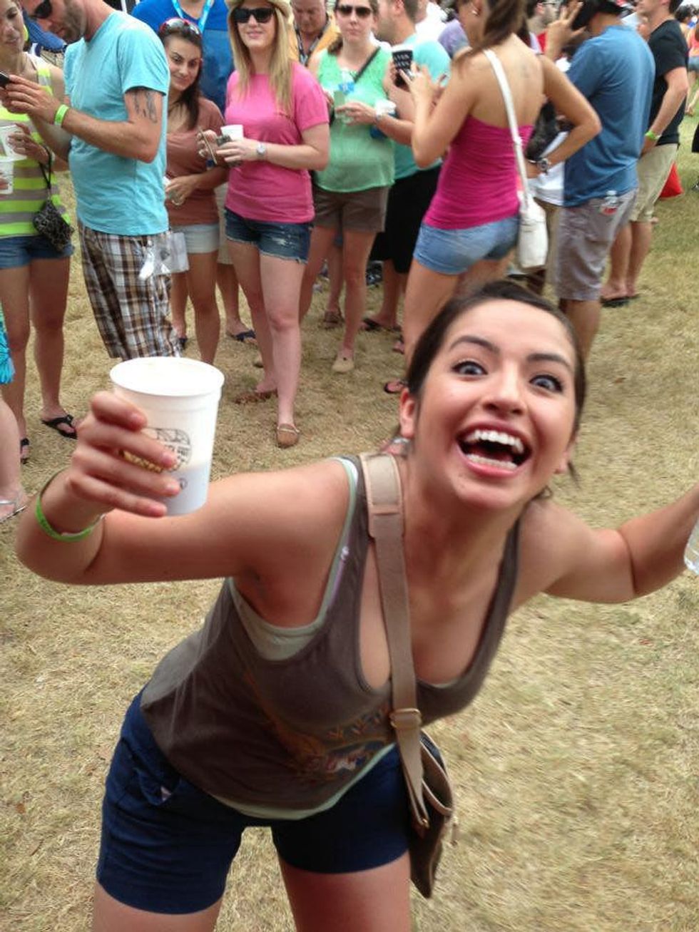 Houston Beer Fest June 2013 smiling girl