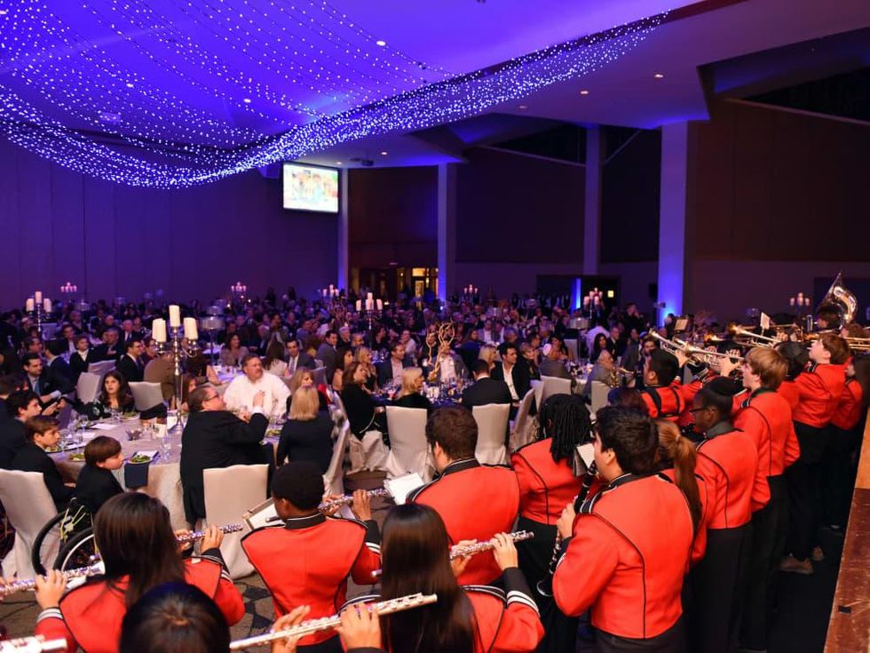 Houston, Beth Yeshurun Day School gala, December 2015, auditorium and decor