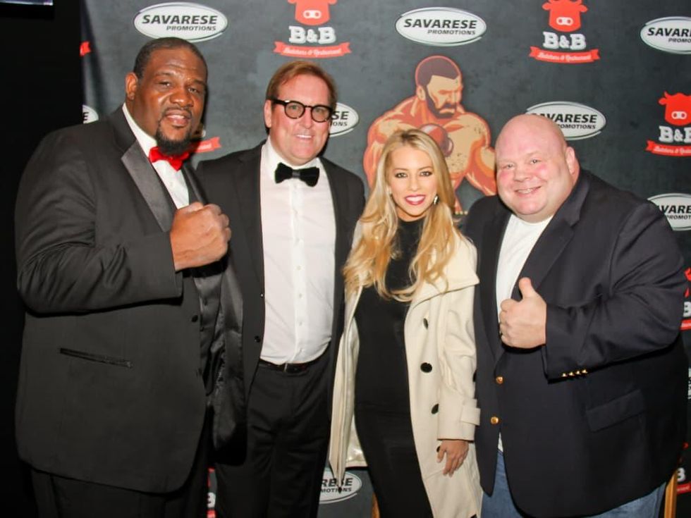Houston, Black Tie Boxing Benefiting Lone Survivor Foundation, Feb 2017, Riddick Bowe, Sean Finn, Lindsay McCormick, Eric \u201cButterbean\u201d Esch