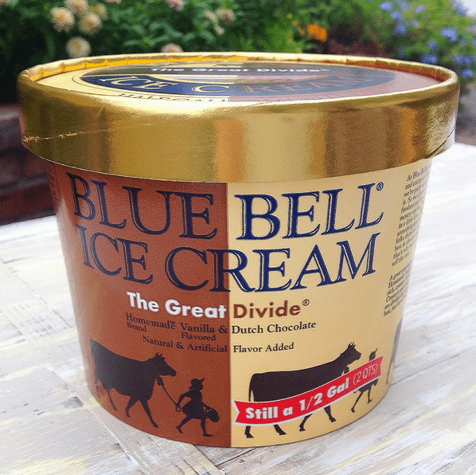 Houston, Blue Bell Ice Cream, August 2015, limited flavor The Great Divide