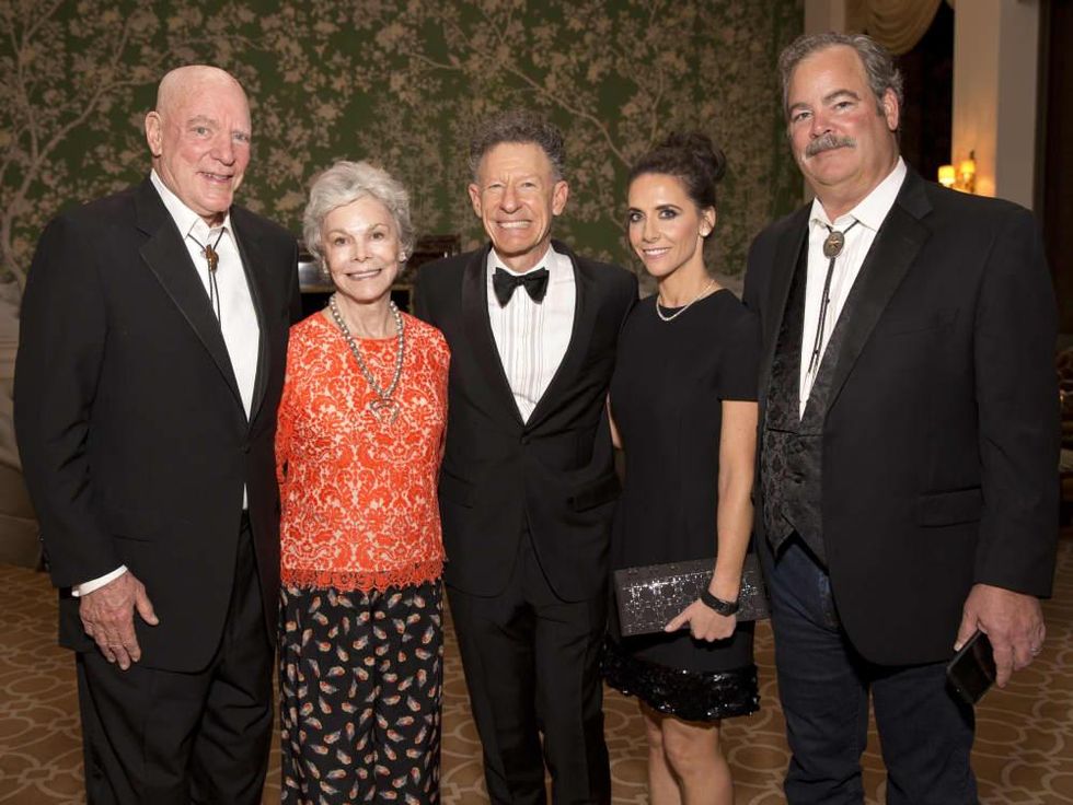 Houston, Blue Bird Circle Gala with Lyle Lovett, April 2017, Bob McNair, Janice McNair, Lyle Lovett, Hannah McNair, Cal McNair