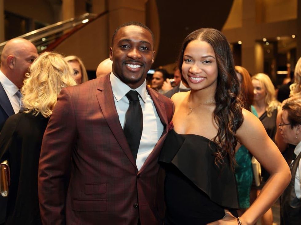 Houston, Bo's Place Una Notte, Nov. 2016, Houston Texans Safety Andre Hal, Kerris Crier