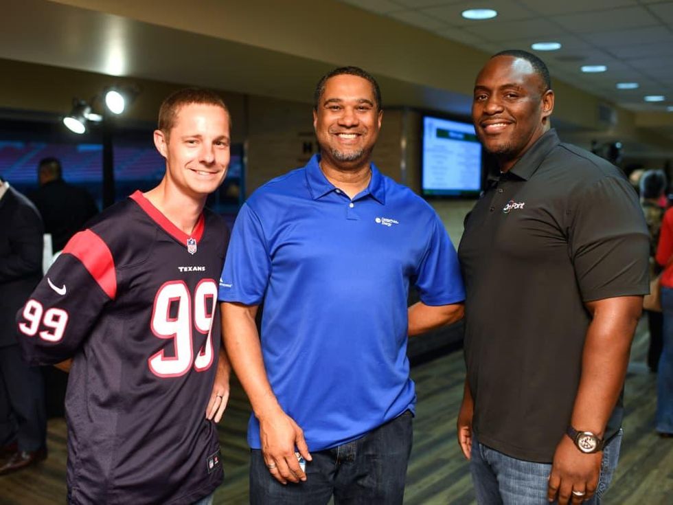Houston, Boys and Girls Harbor Fantasy Football Draft Night, Josh Cummings, Ray Holloway, Ken Sellers