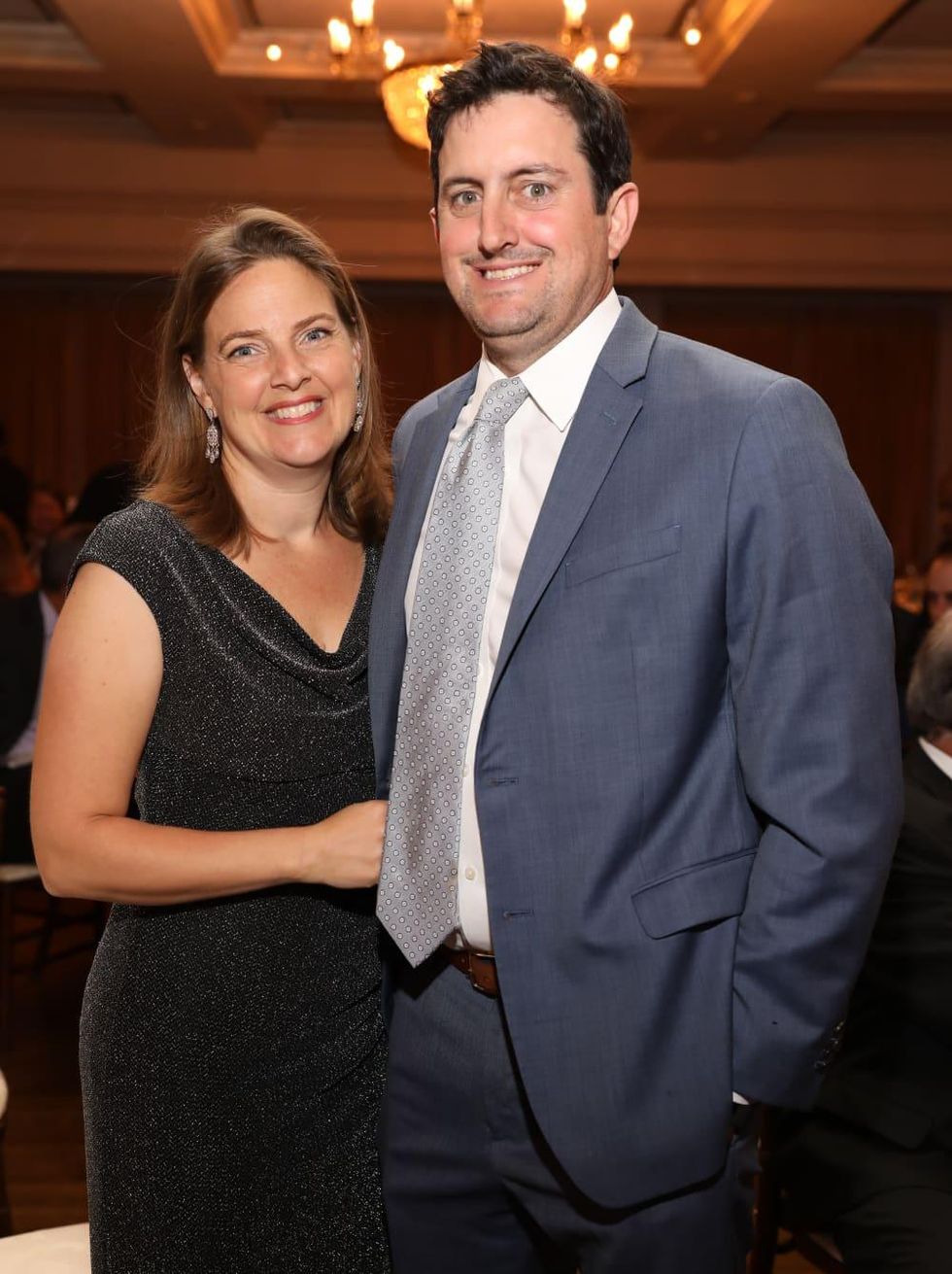 Houston, Broach Foundation Luncheon with Kevin Nealon, April 2017, Dina Taaffe, Ryan Taaffe