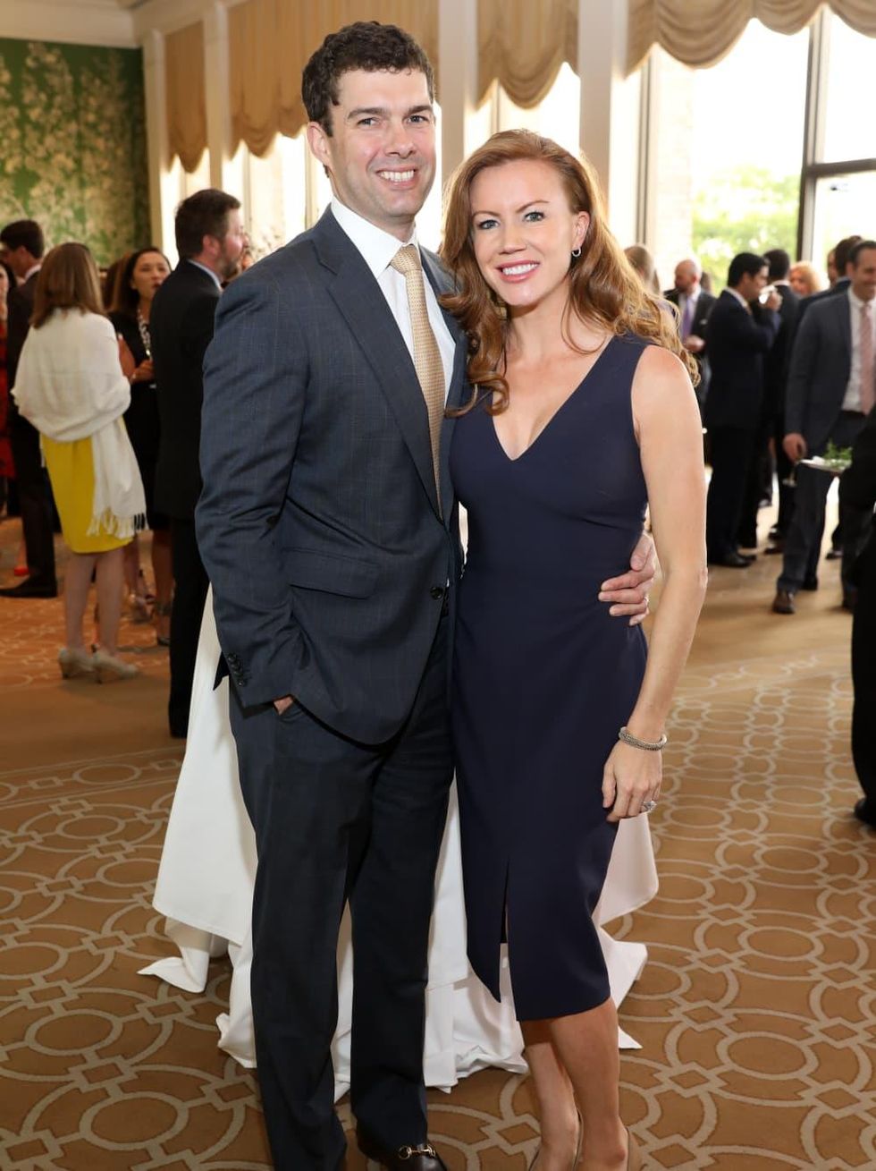 Houston, Broach Foundation Luncheon with Kevin Nealon, April 2017, Jeff Eaton, Theresa Eaton