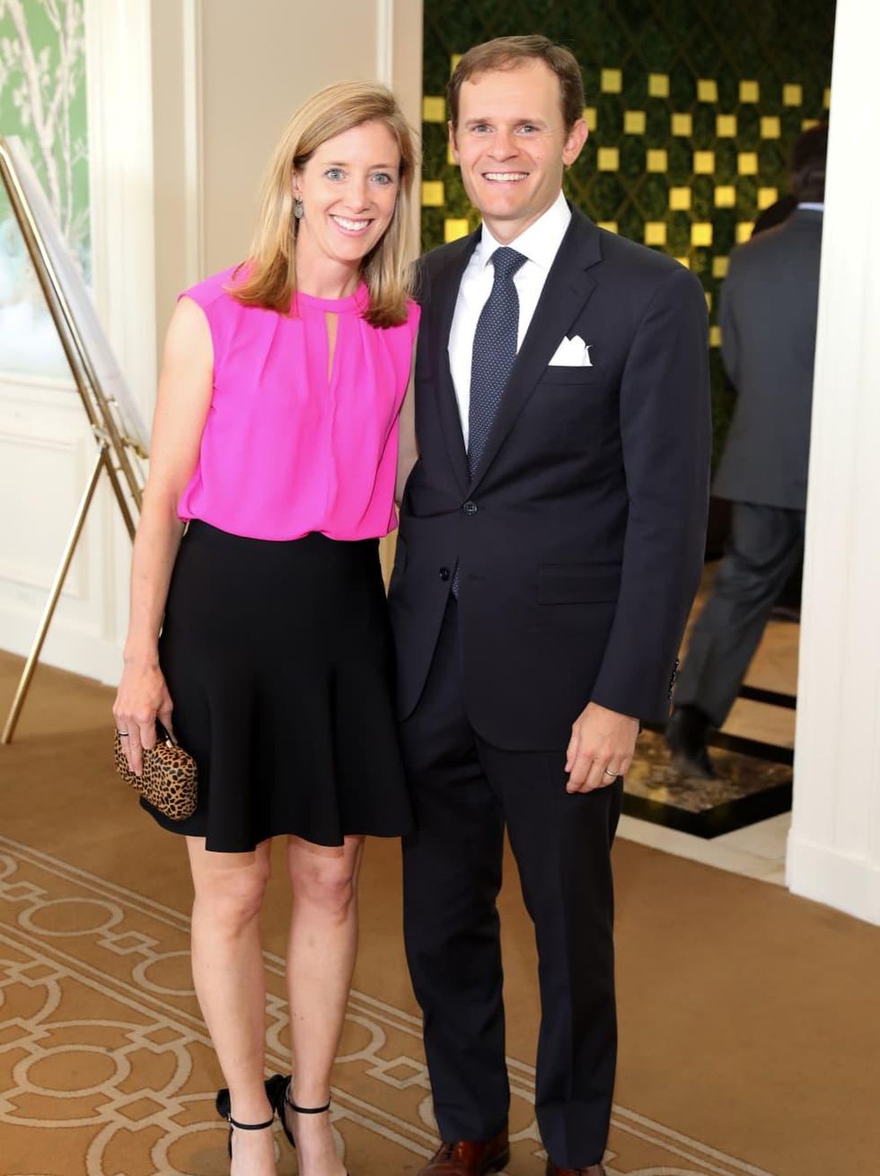 Houston, Broach Foundation Luncheon with Kevin Nealon, April 2017, Kate Walters, Logan Walters