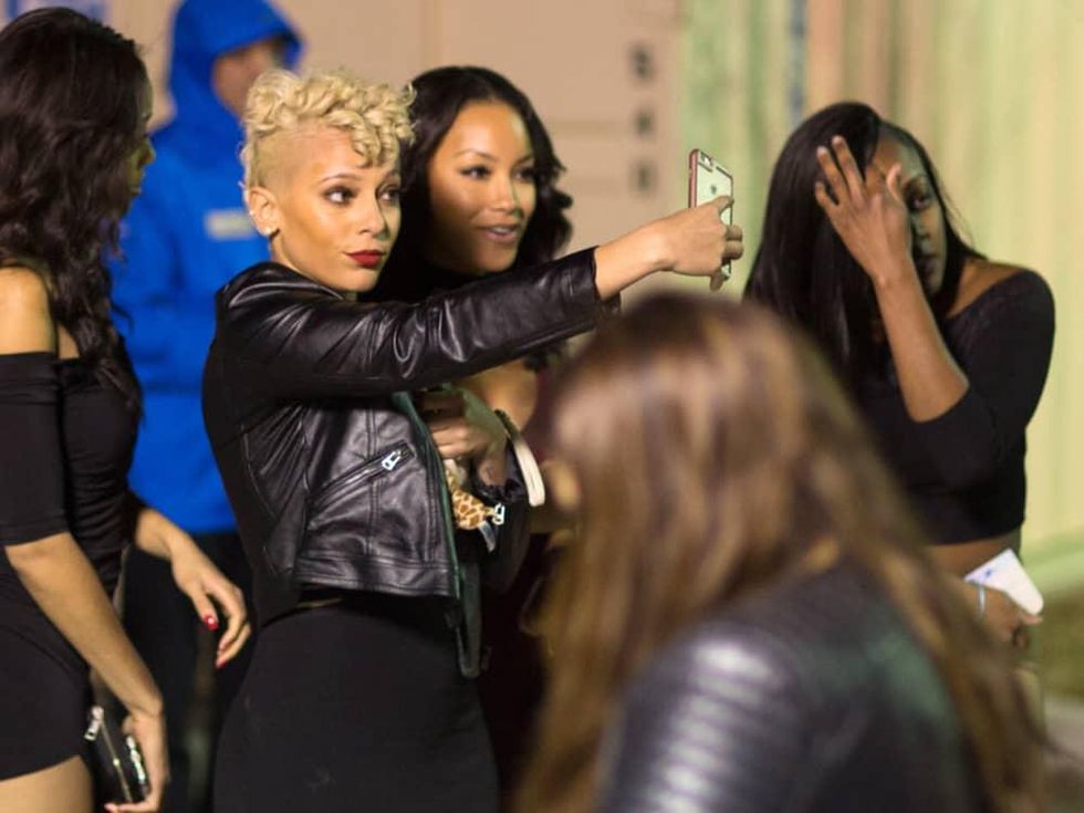 Houston, Bruno Mars Art After Dark Super Bowl Party, Jan 2017, selfies