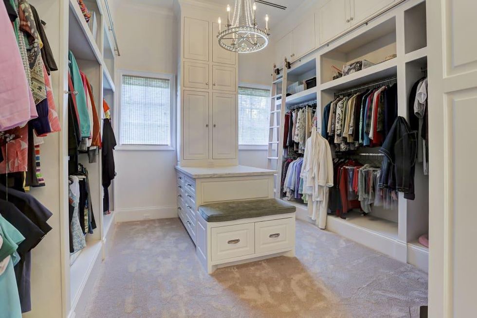 Houston, Buckingham 527, June 2015, Master closet for her