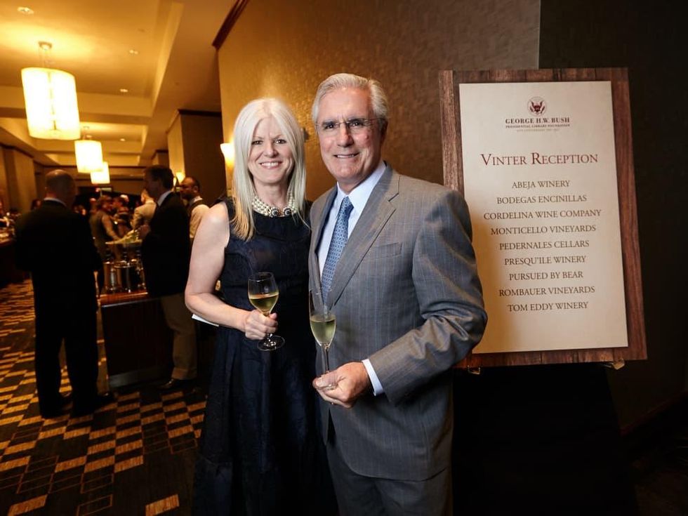 Houston, Bush Library Foundation dinner, November 2017, Amy Leach, Tim Leach