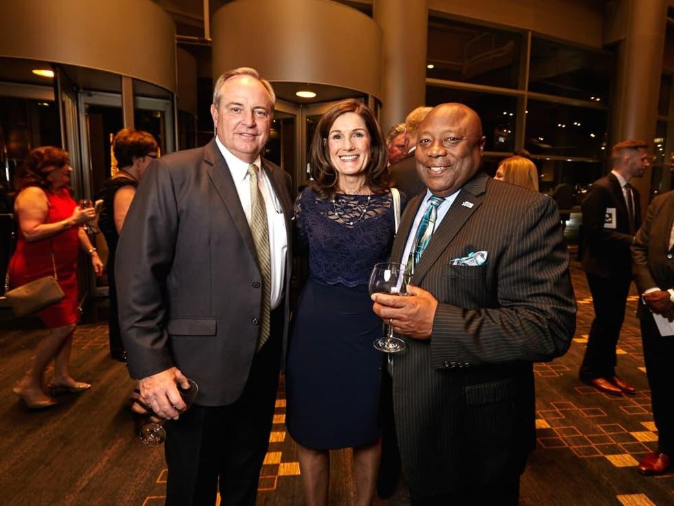 Houston, Bush Library Foundation dinner, November 2017, Betty Welsh, Mark Welsh, Frank Ashley