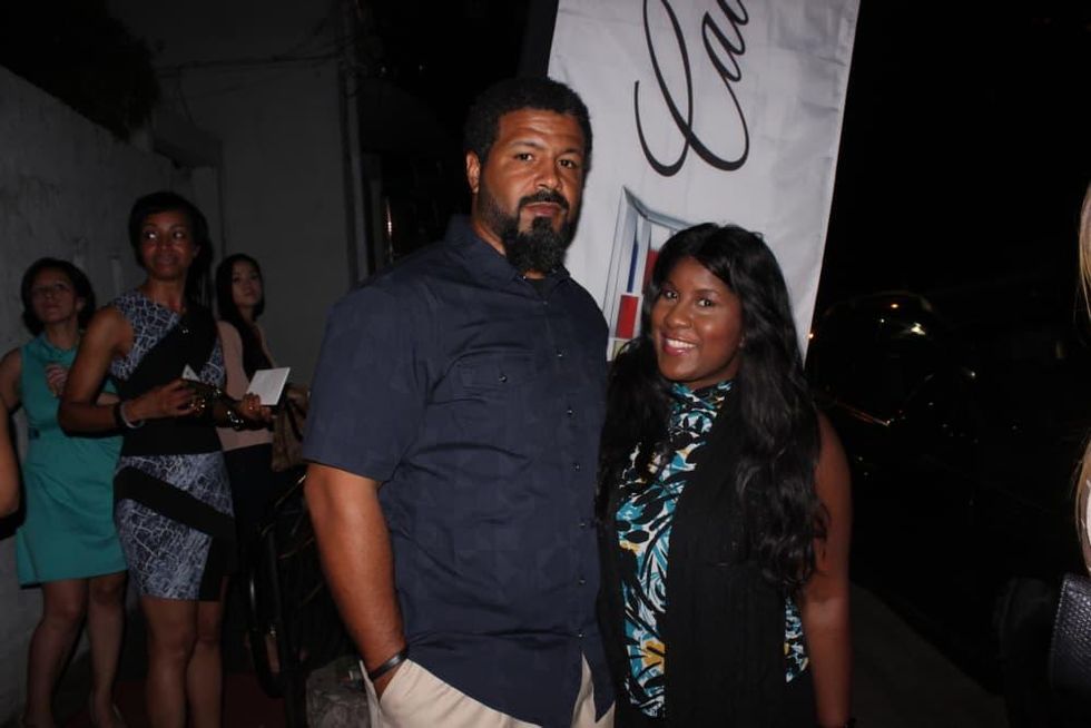 Houston, Cadillac Road to Table dinner, September 2015, Eric and Shanna Jones