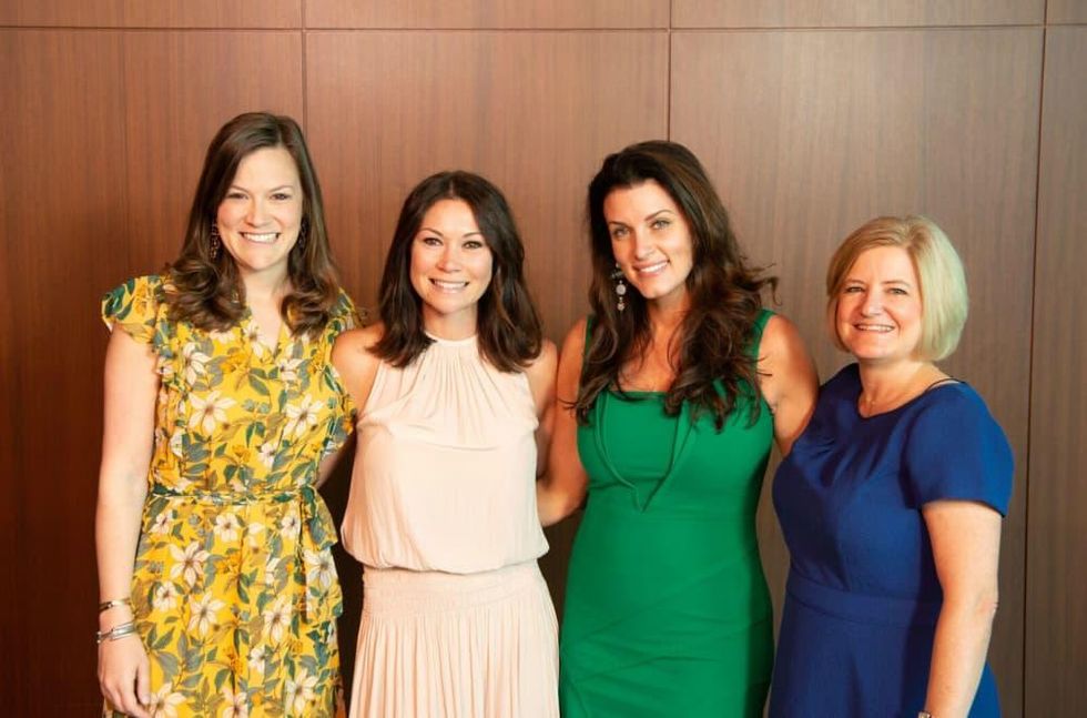 Houston CanCare Survivors Luncheon Jennifer Doherty, Megan Vondra, Jordan Seff Cristina Vetrano