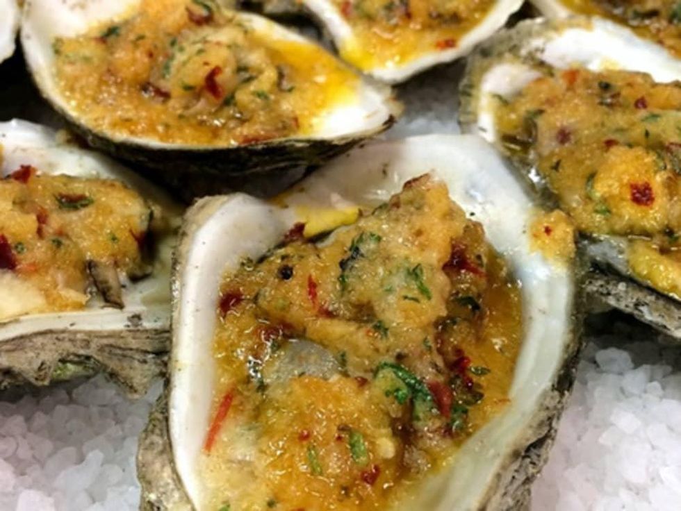 Houston, Caracol, September 2015, ostiones asados