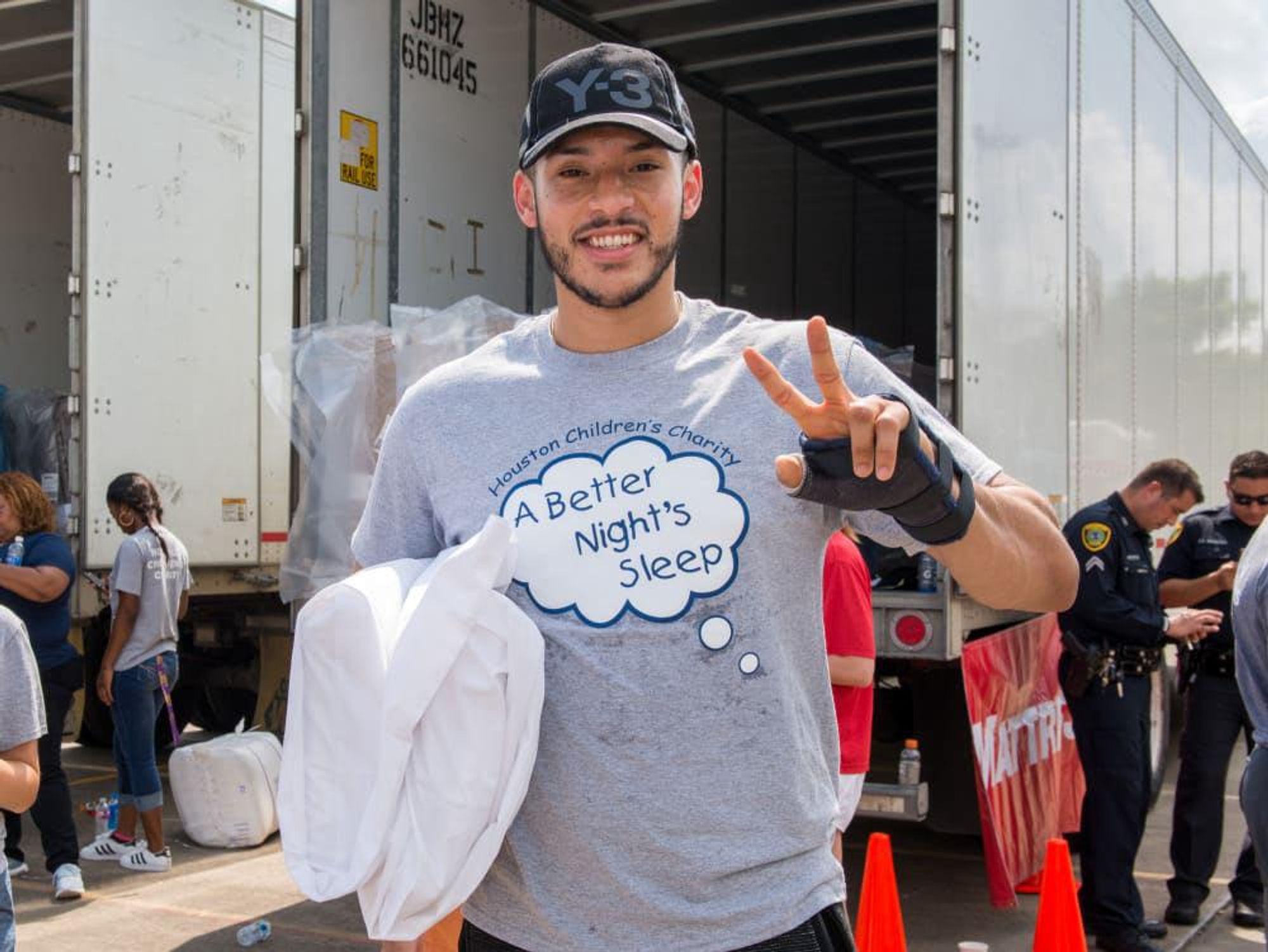 Houston, Carlos Correa and Houston Childrens Charity, August 2017