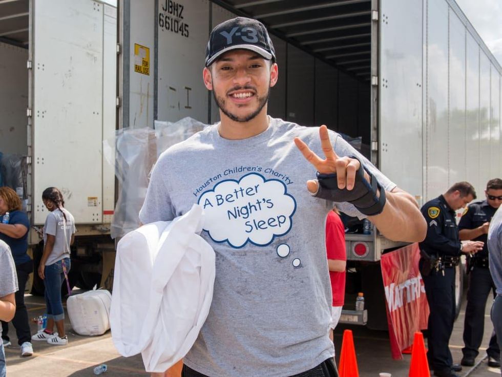 Houston, Carlos Correa and Houston Childrens Charity, August 2017