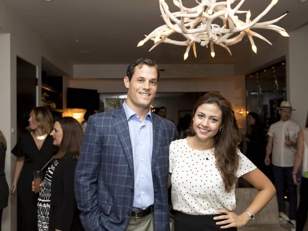 Houston, Casa Dragones launch party, October 2015, Nicolas Solich and Maria Carolina
