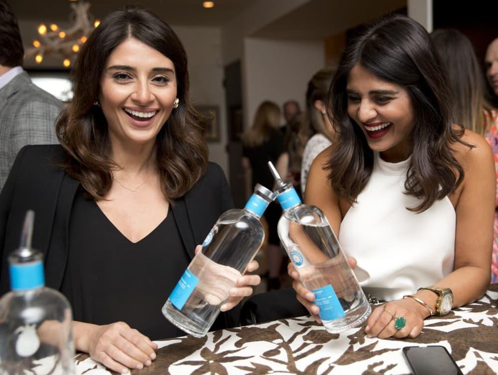 Houston, Casa Dragones launch party, October 2015, Saba and Sarah Jawda