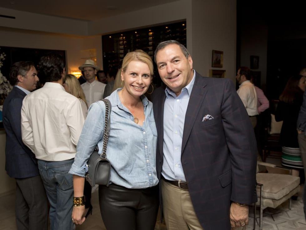 Houston, Casa Dragones launch party, October 2015, Valerie and Tracy Dieterich