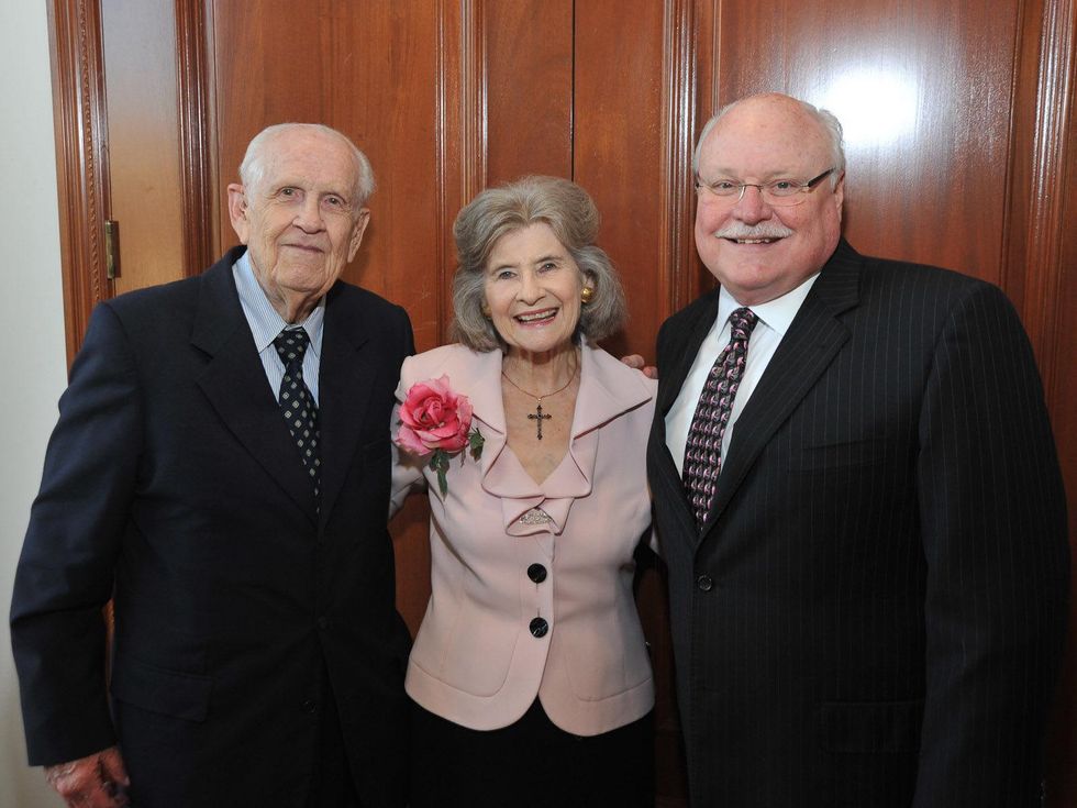 Houston Chamber Choir gala April 2013 Bill Rosene, Effie Rosene, David Ashley White