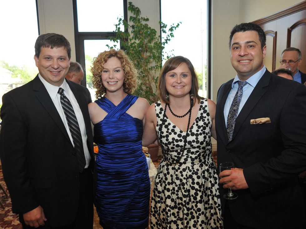 Houston Chamber Choir gala April 2013 Eric Larson, Melissa McCrimmon, Becky Tobin, Stephen Tobin