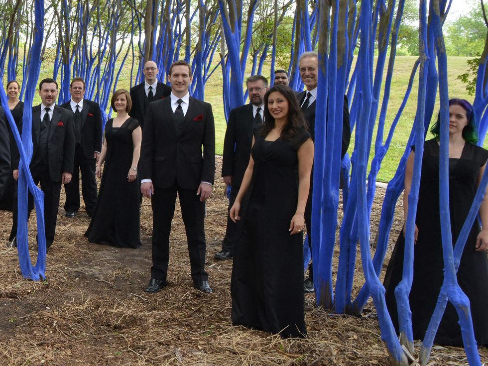 Houston Chamber Choir looks fabulous hangout out with The Blue Trees June 2013