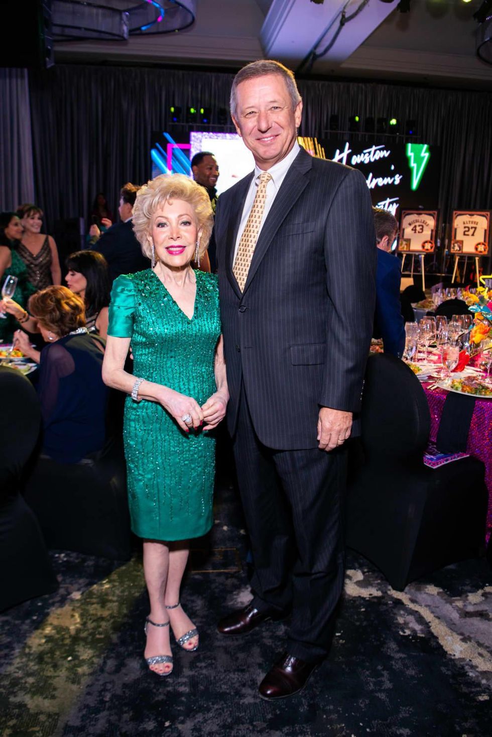 Houston Children's Charity Gala 2021 Margaret Alkek Williams, David Wuthrich
