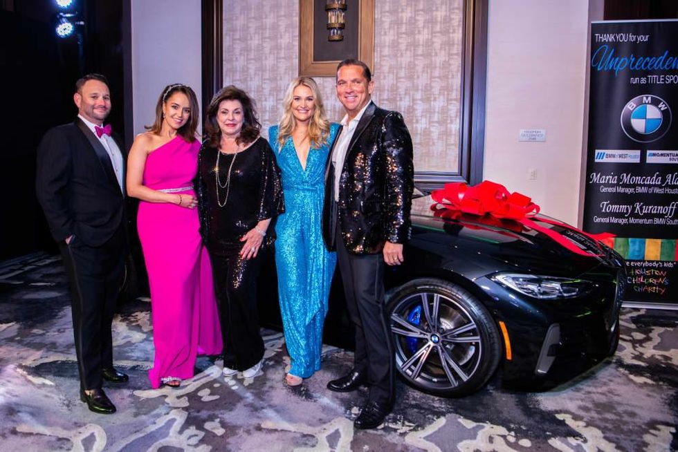 Houston Children's Charity Gala 2021 Tommy Kuranoff, Maria Moncada Alaoui, Laura Ward, Frances and Tony Buzbee