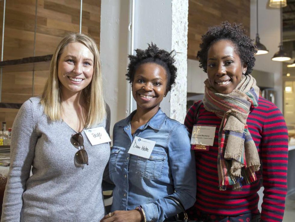 Houston, CHIME YP event at Headquarters, March 2017, Paige Giese, Dawn Malone, Jemina MacHarry