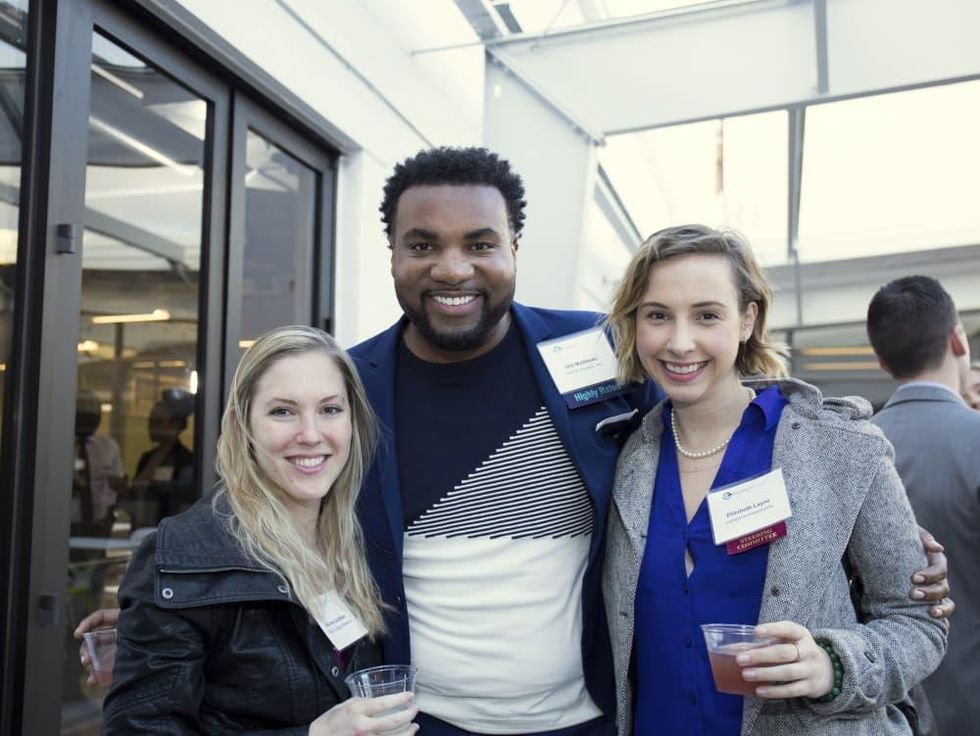 Houston, CHIME YP event at Headquarters, March 2017, Rachael Jacobson, Will Matthews, Elizabeth Layne