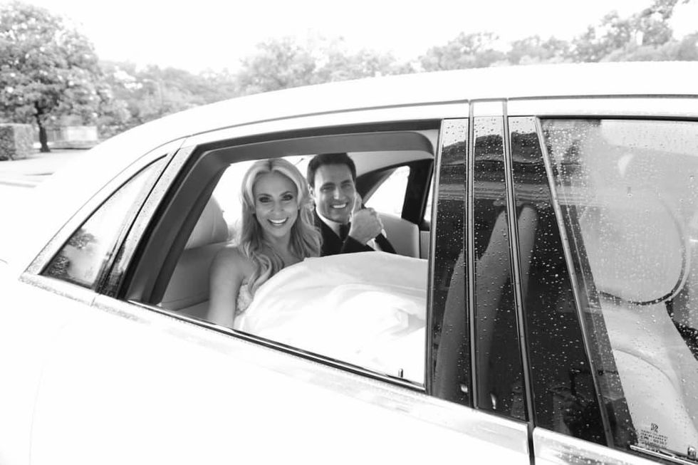Houston, Chita Johnson wedding, June 2016, getaway car