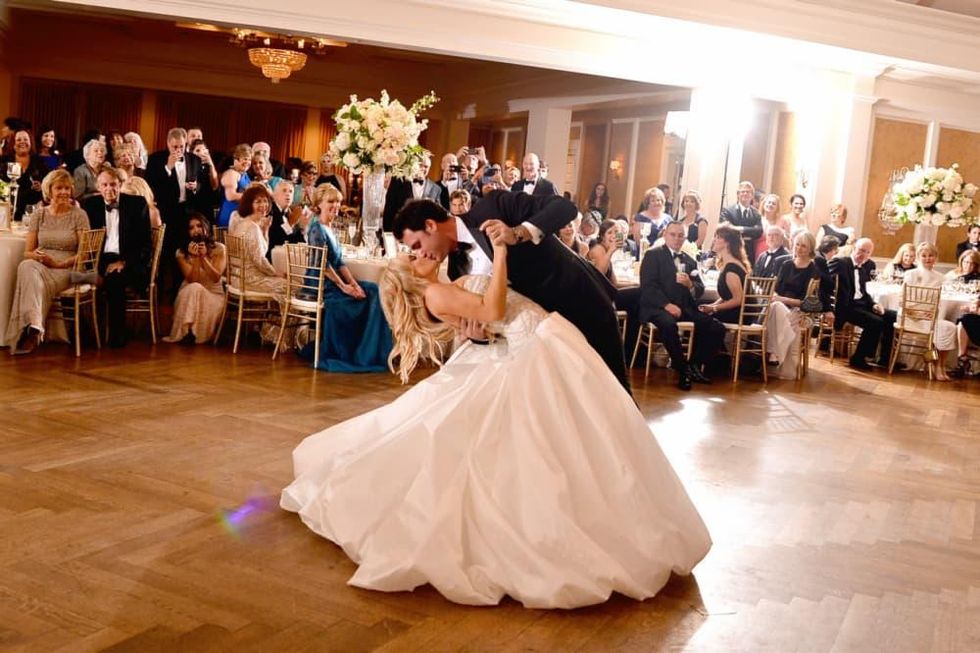 Houston, Chita Johnson wedding, June 2016, on the dance floor